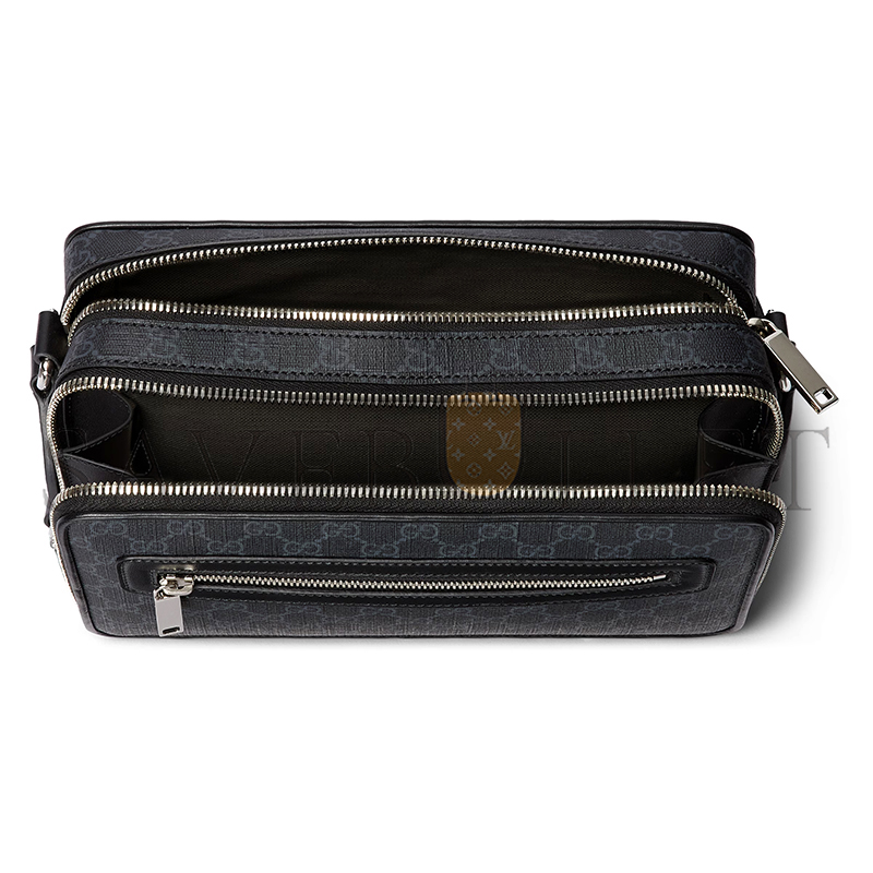 GUCCI GG BLACK MEDIUM CROSSBODY BAG 822072 (26.5*17.5*8cm) GUCCI GG BLACK MEDIUM CROSSBODY BAG 822072 (26.5*17.5*8cm)